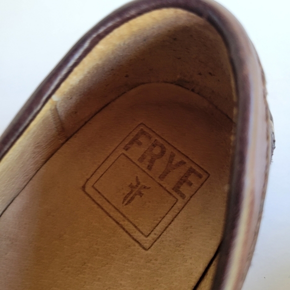 Frye men's brush leather Penny loafers size 7.5 - Picture 15 of 16